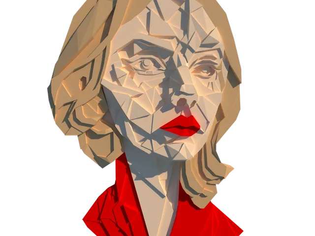 Lady in red