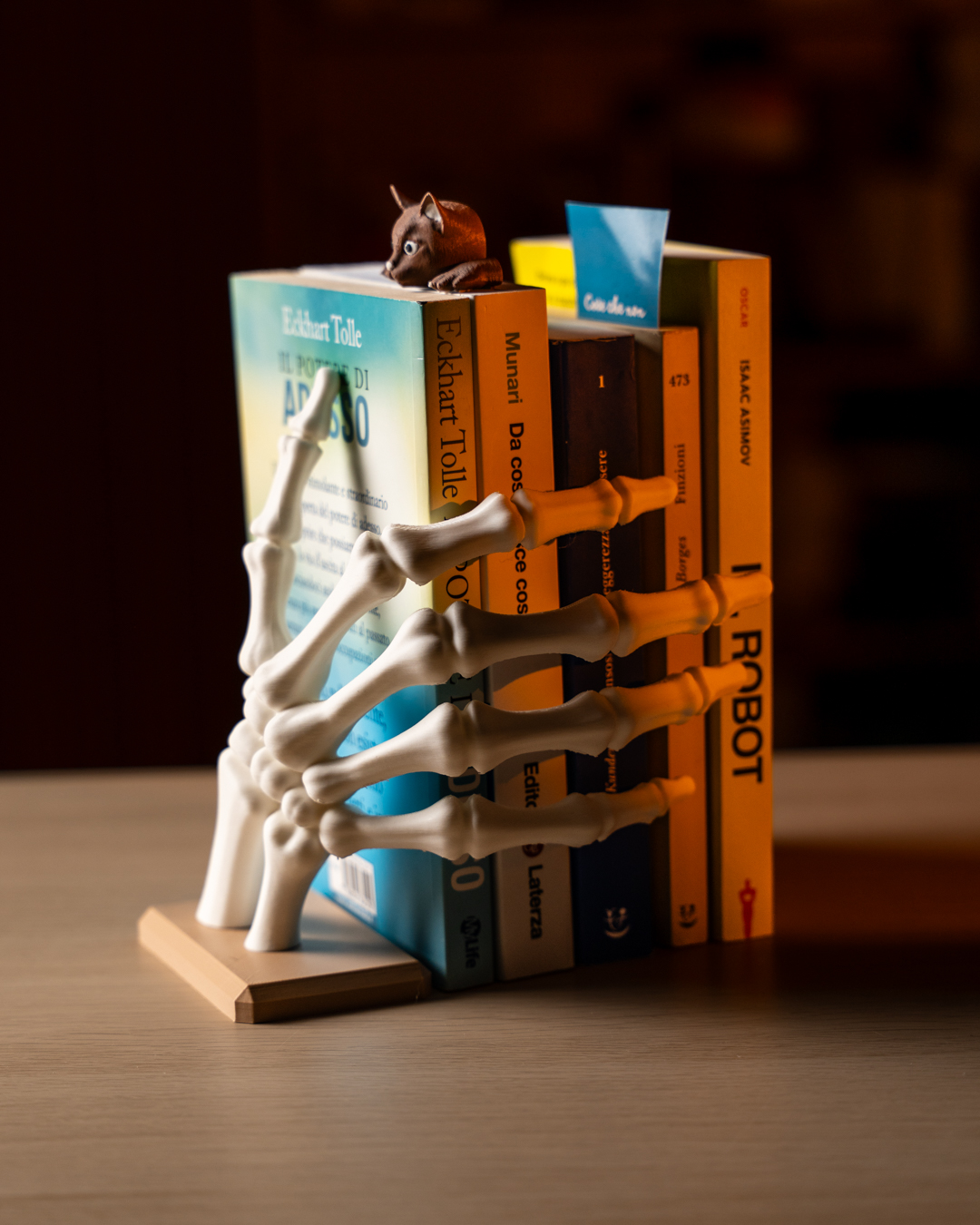 Skeleton Hand Bookstop 3D model thumbnail