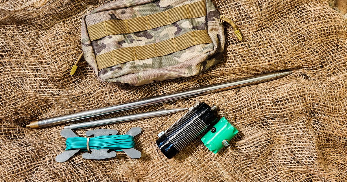 M10 Manpack Vertical Antenna HF multiband SOTA POTA telescopic loading