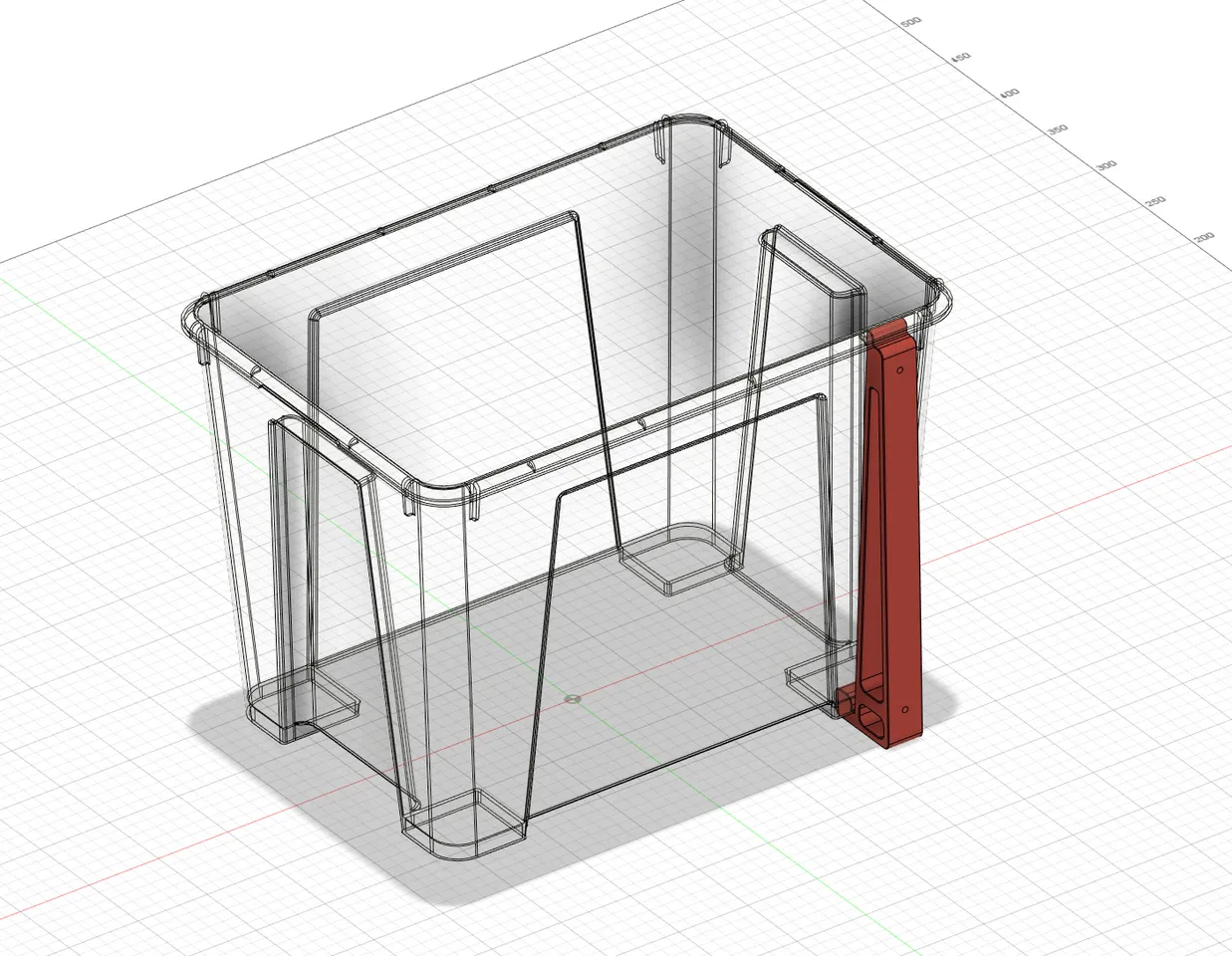 IKEA Samla 22L box wall bracket | IKEA Samla 22L Box Wandhalterung by Alvomane