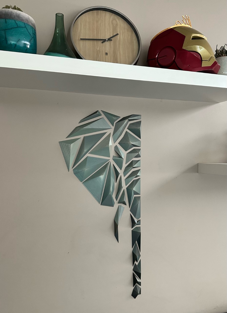 Elephant wall art