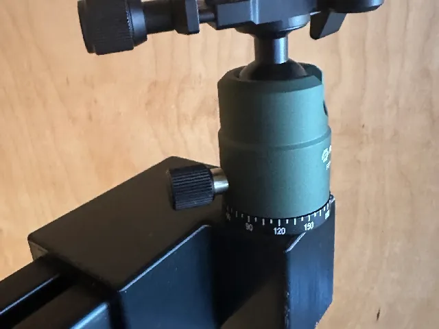 1515 Aluminum Extrusion End Fitting for 3/8" Tripod Head
