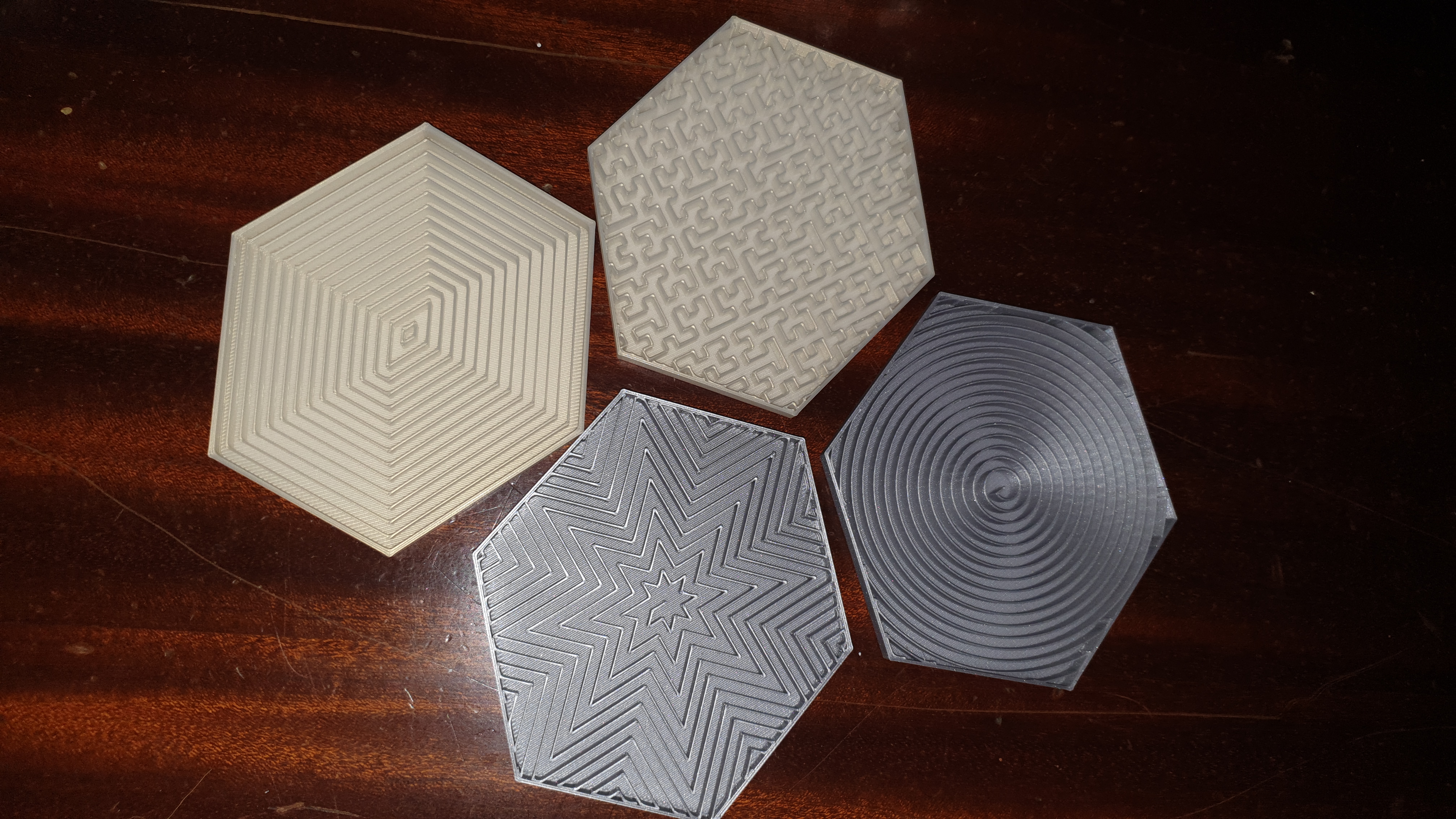 Miniatura 2 do modelo 3D Infill Coaster