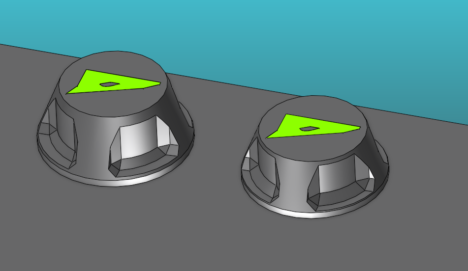 Miniatura 2 do modelo 3D M6 bolt cap