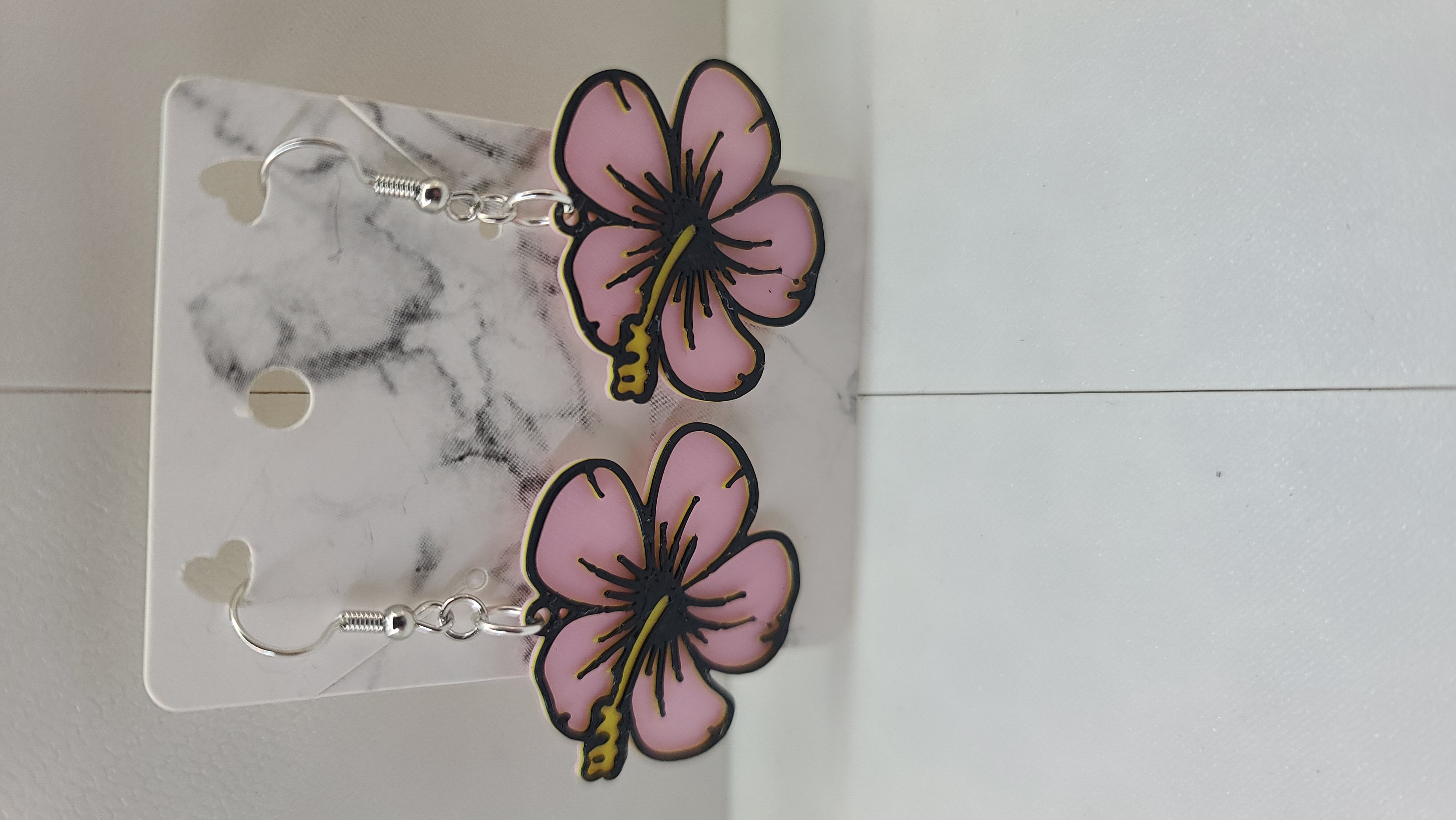 Miniatura 3 do modelo 3D Flower Earrings