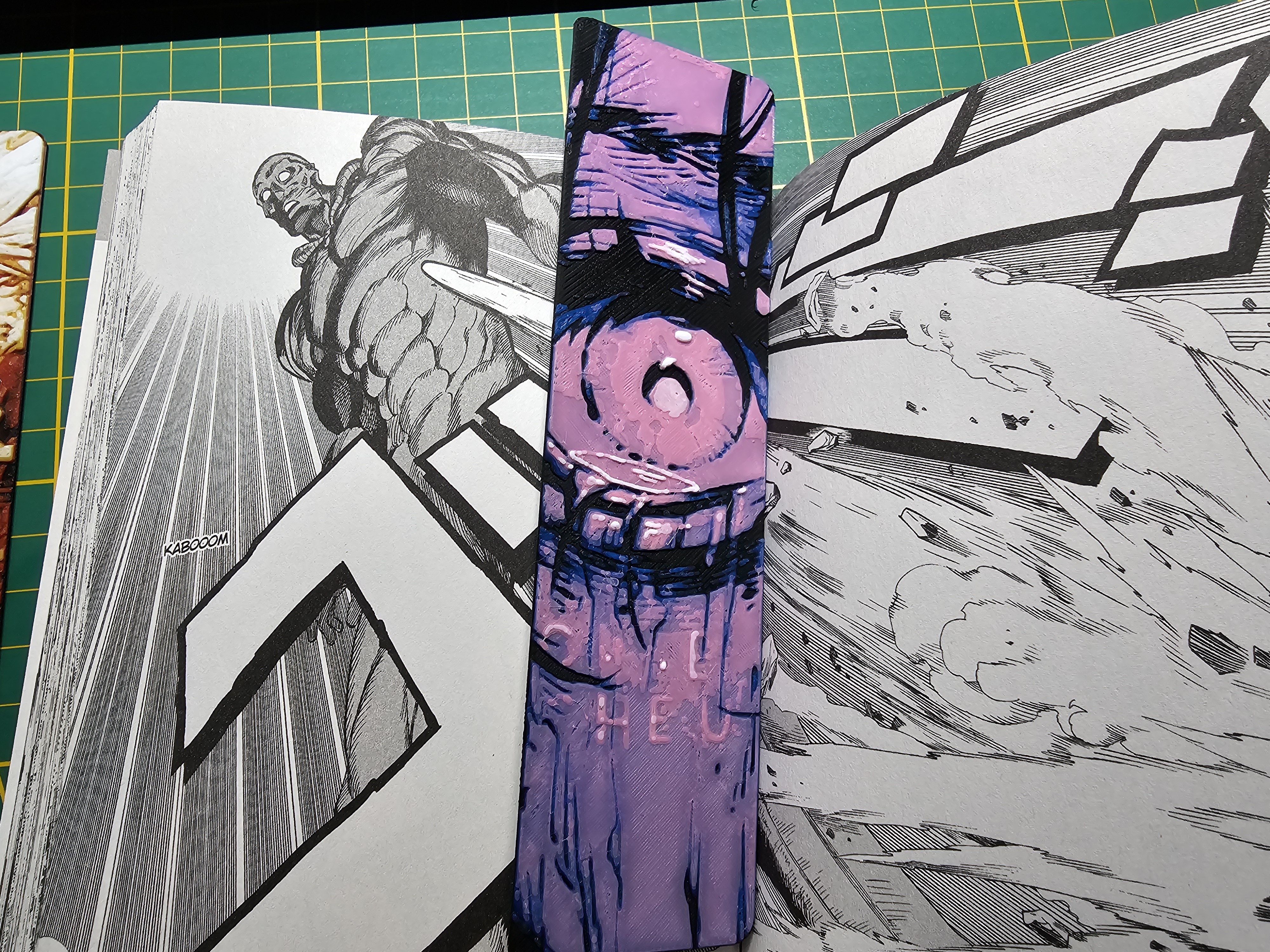Eye girl bookmark HueForge