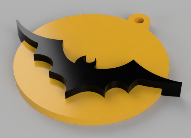 Miniatura 2 do modelo 3D Bat Earrings