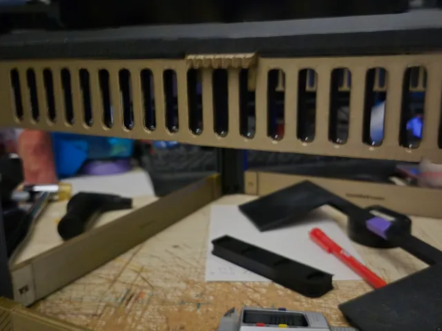 slider for the riser vents