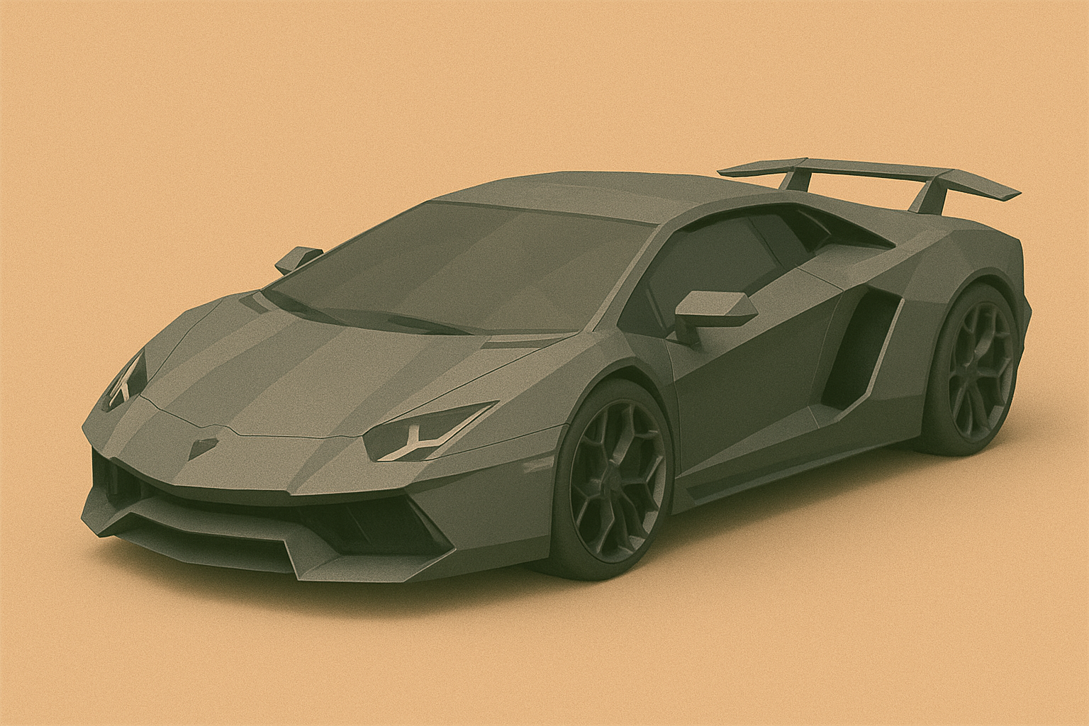 Low Poly Lambo