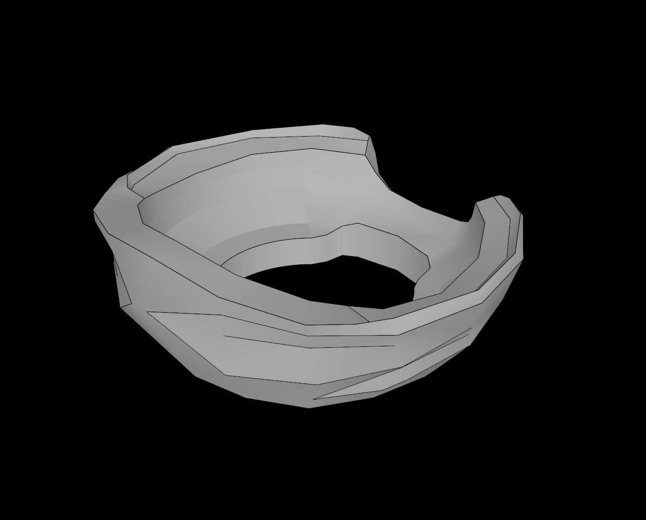 Lego Compatible (24504.dat) Minifig Face Scarf with Notch in Back