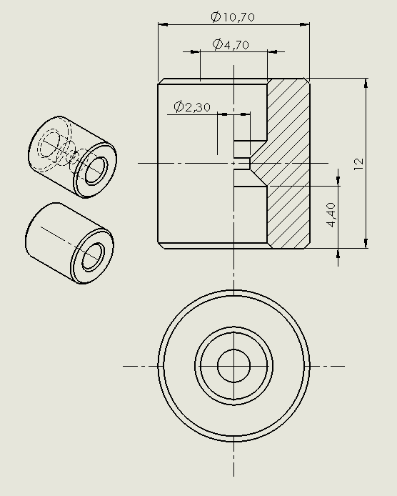 PTFE Tube Connector 4.70