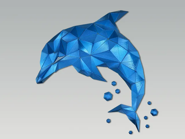 Cute Dolphin Wall Art