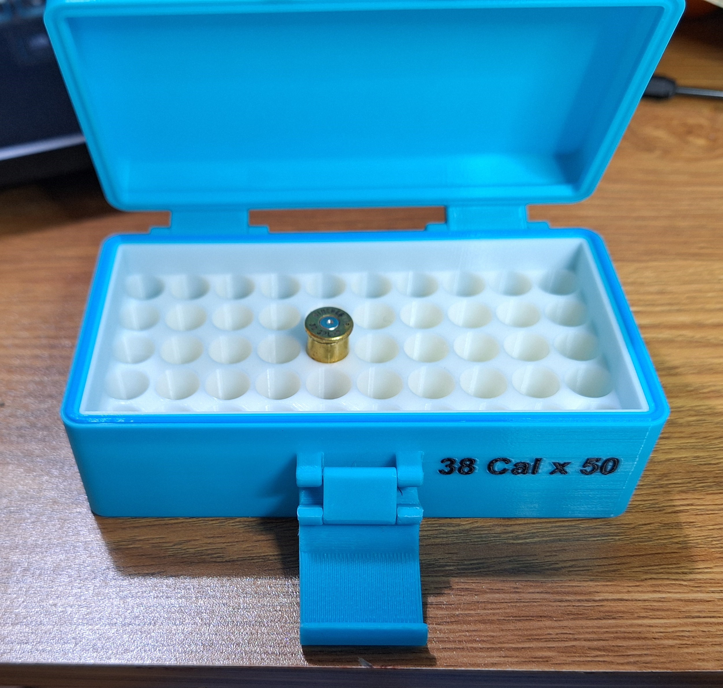 38 Calibre  x 50 ammo box