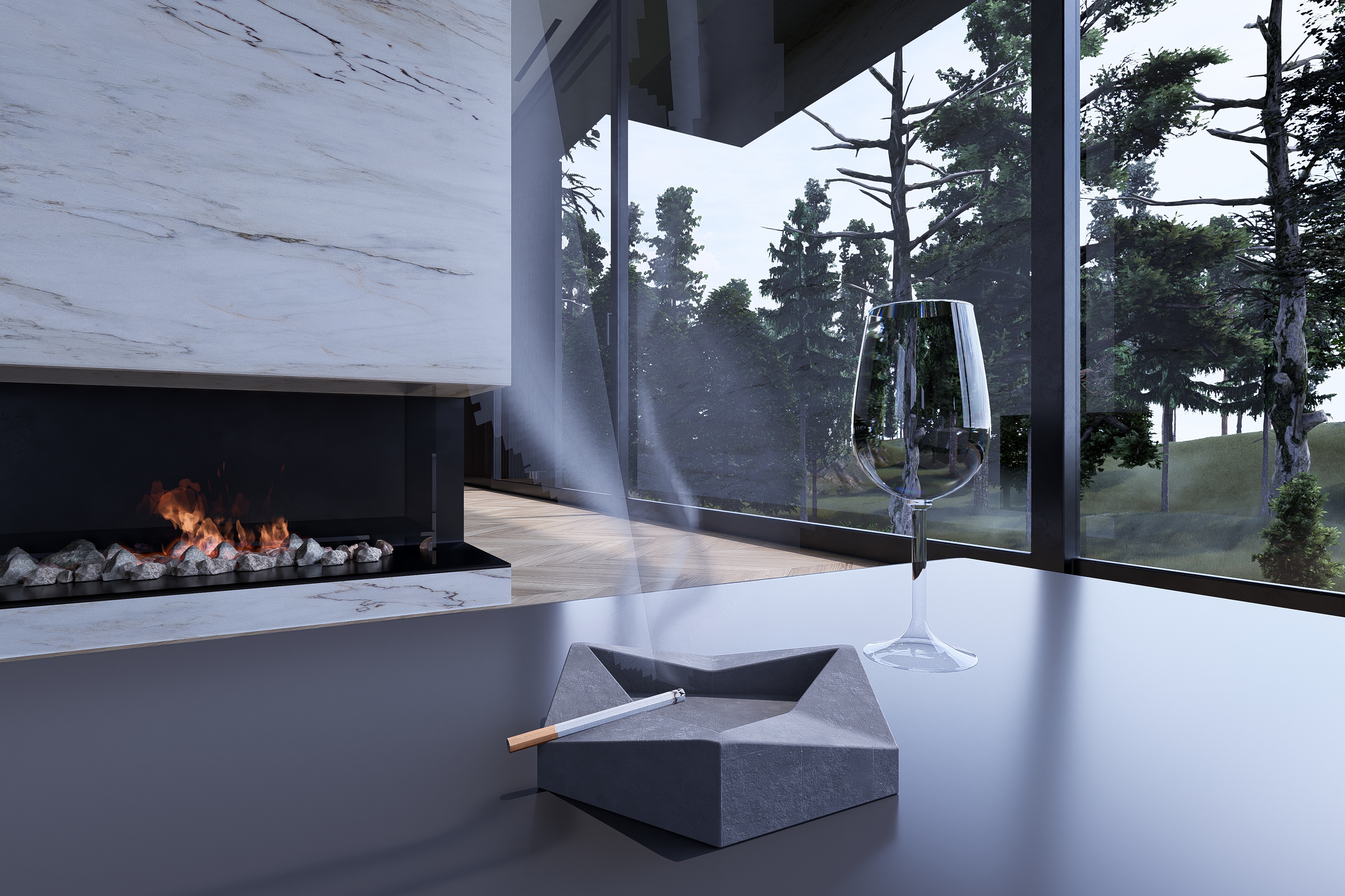 Modern Decorative Ashtray