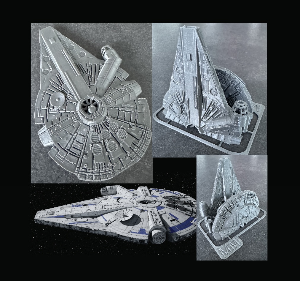 Millennium Falcon kit card