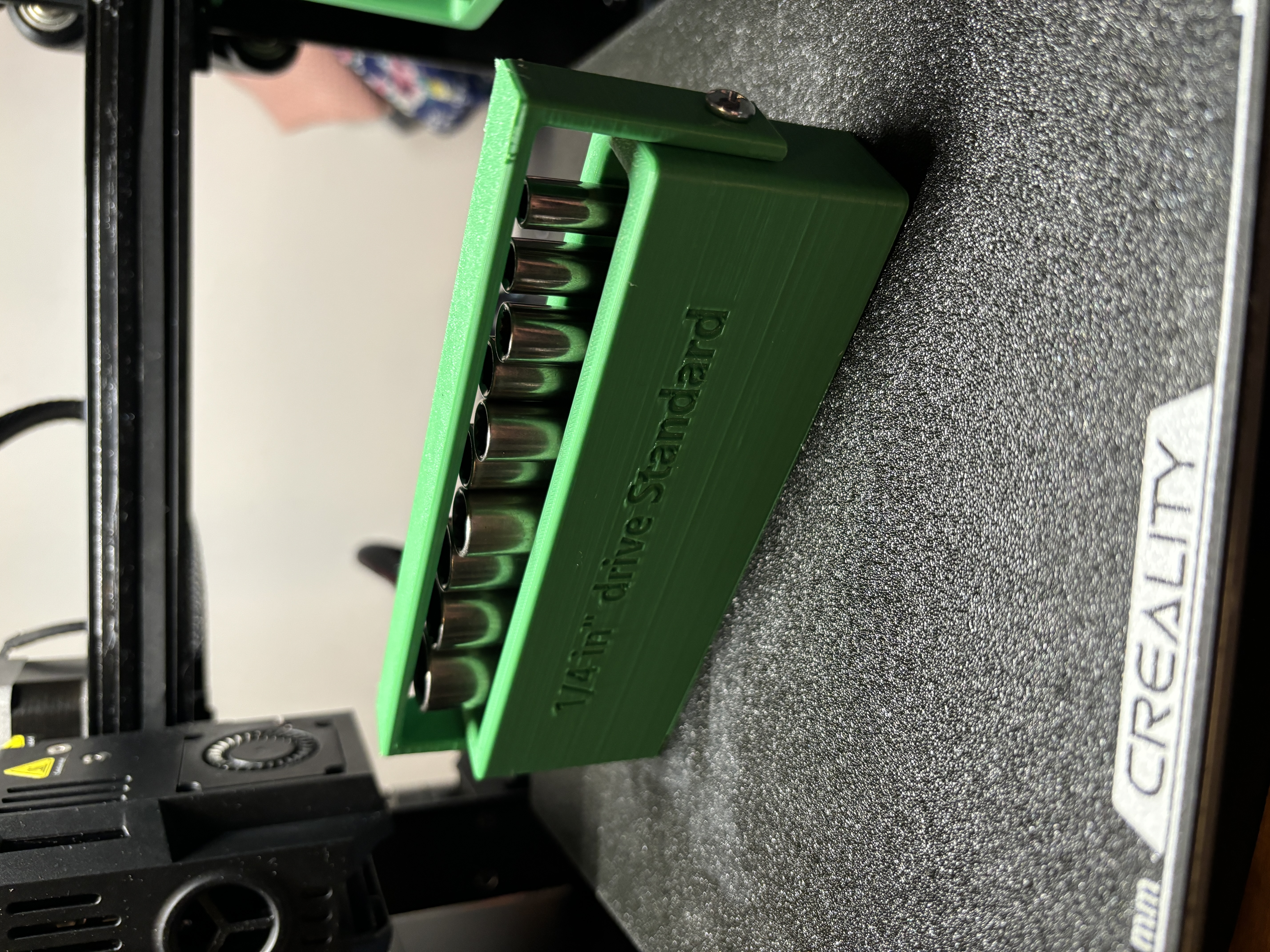 Miniatura 5 do modelo 3D 1/4 IN Drive Socket Caddy