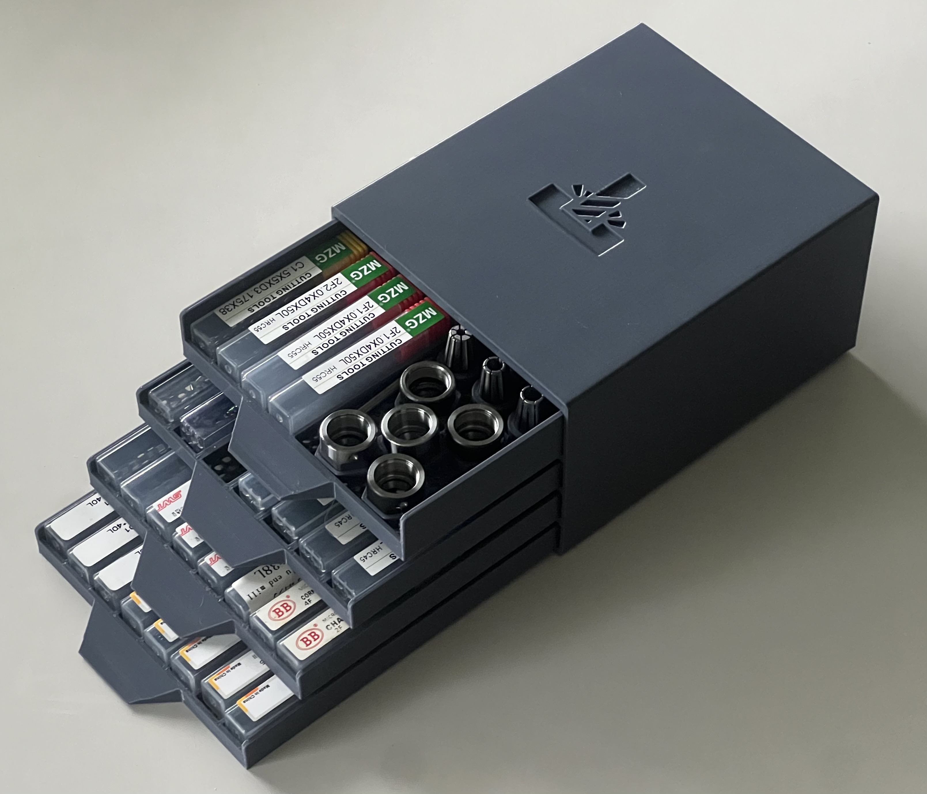 End Mill and ER11 Collet Organizer