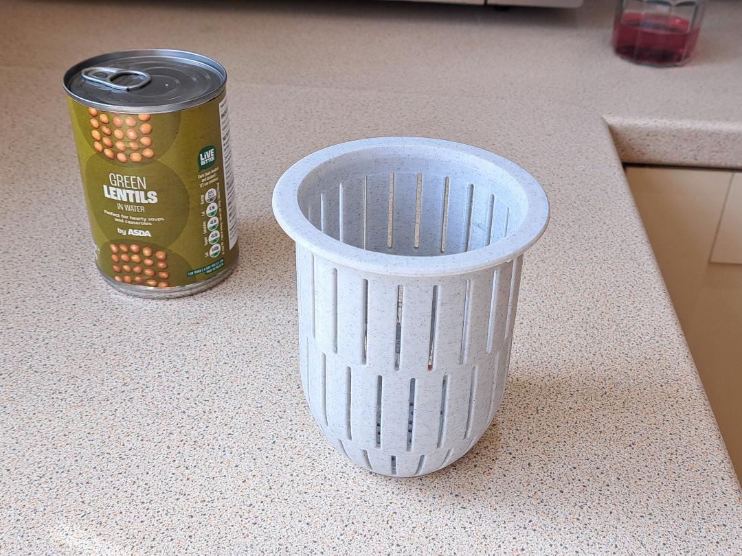 Tin Can Colander