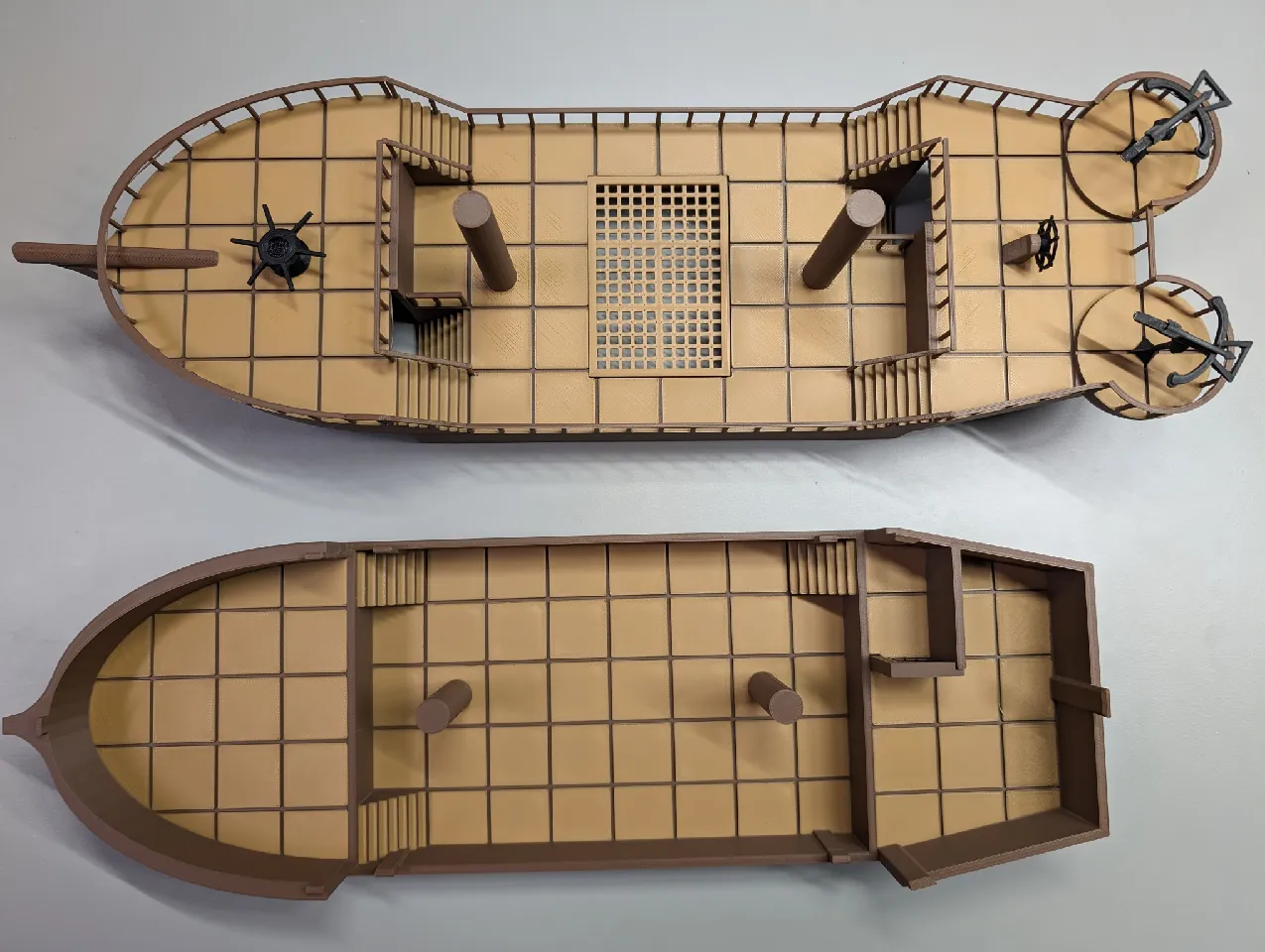 D&D Prop Ship - Painted, Large-Format by Oak | Download free STL model | Printables.com