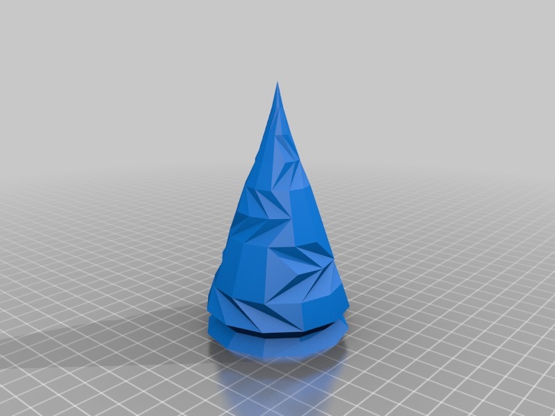 Low-Poly Hollow Yule Trees