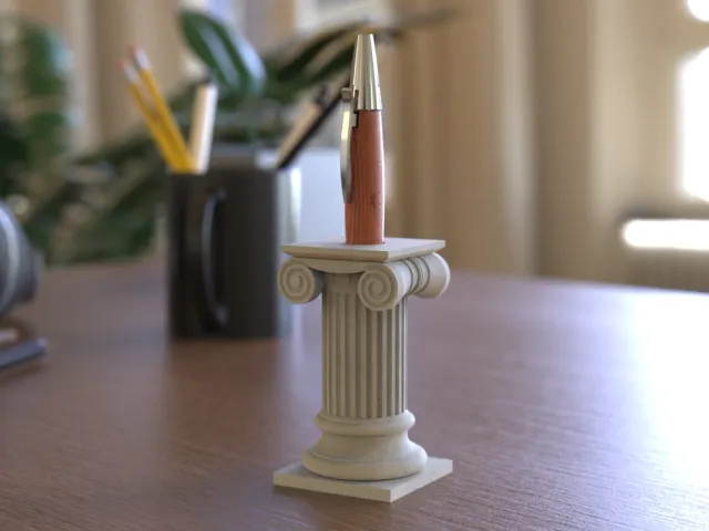 Ionic Column Pen Holder (Pencil Stand)
