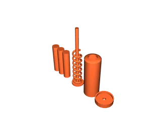 Party Popper by Nerfer 177 | Download free STL model | Printables.com
