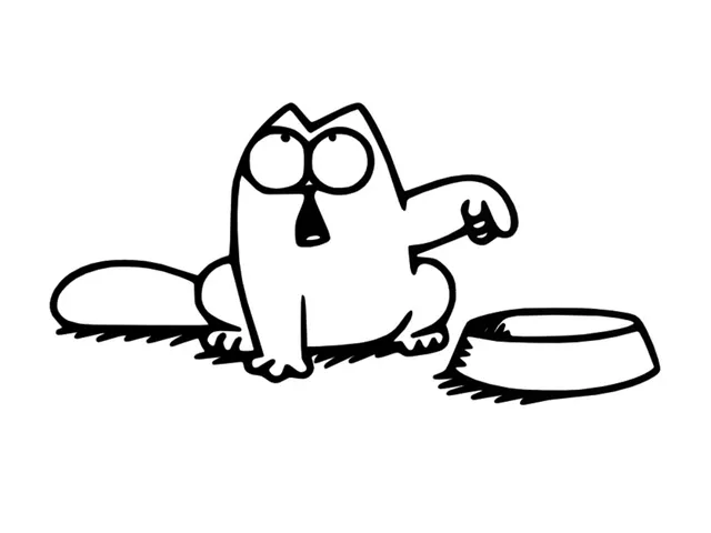 Simons hungry cat - wall art