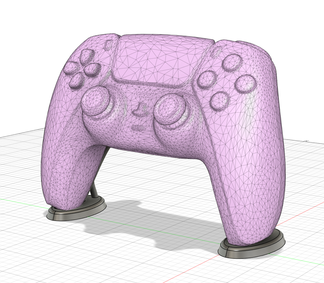 Miniatura 3 do modelo 3D Stealth PS5 Controller Stand