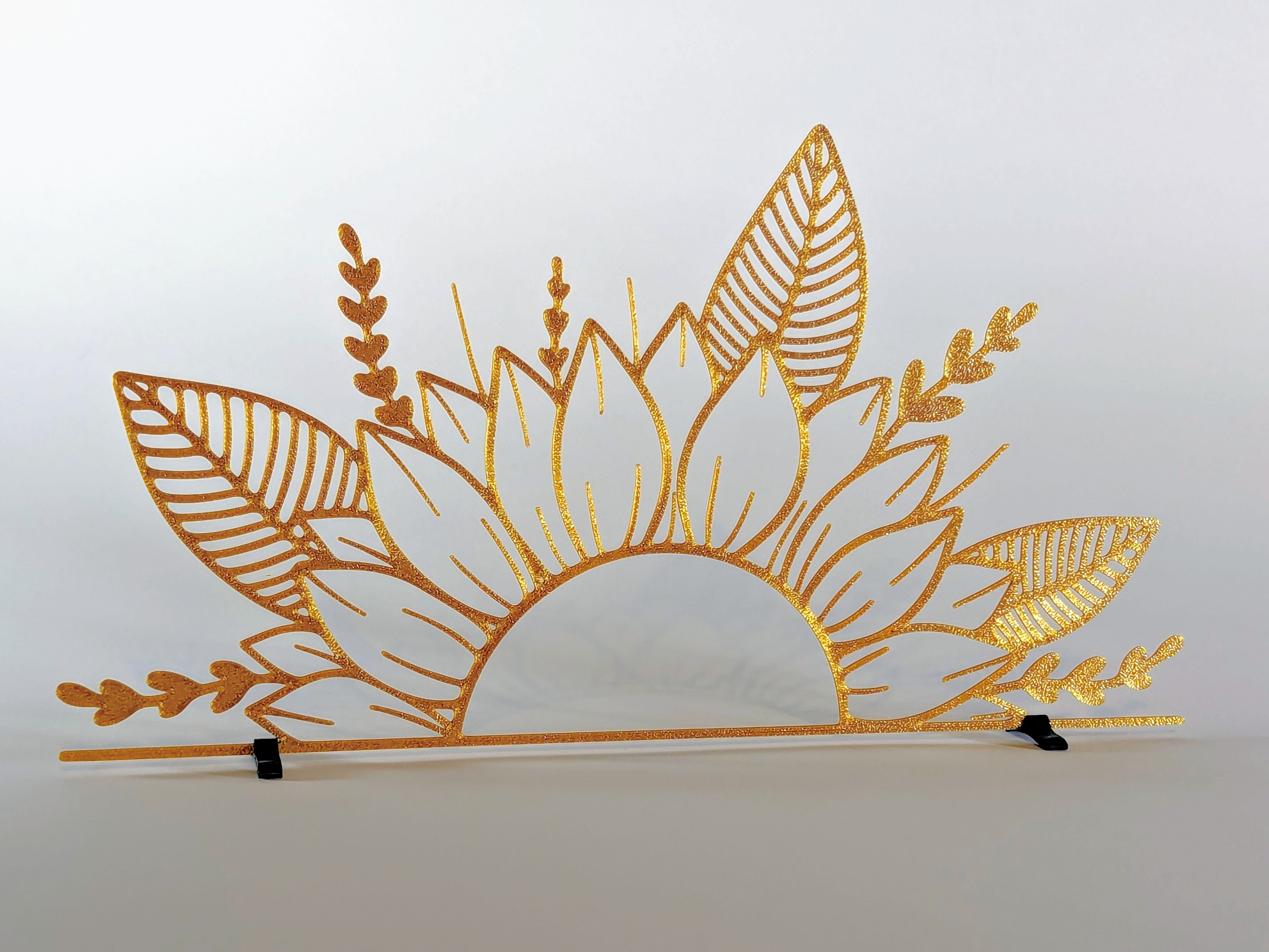 Sunflower Floral Line Art Decor