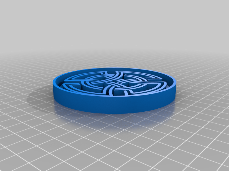 Miniatura 3 do modelo 3D Celtic Cross Coasters
