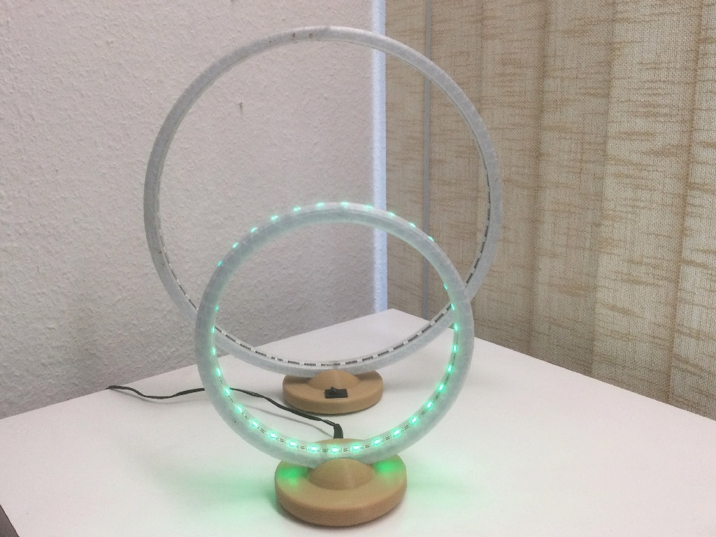 Ring Lamp Dual V2 (Customizable) by geit_de | Download free STL model ...