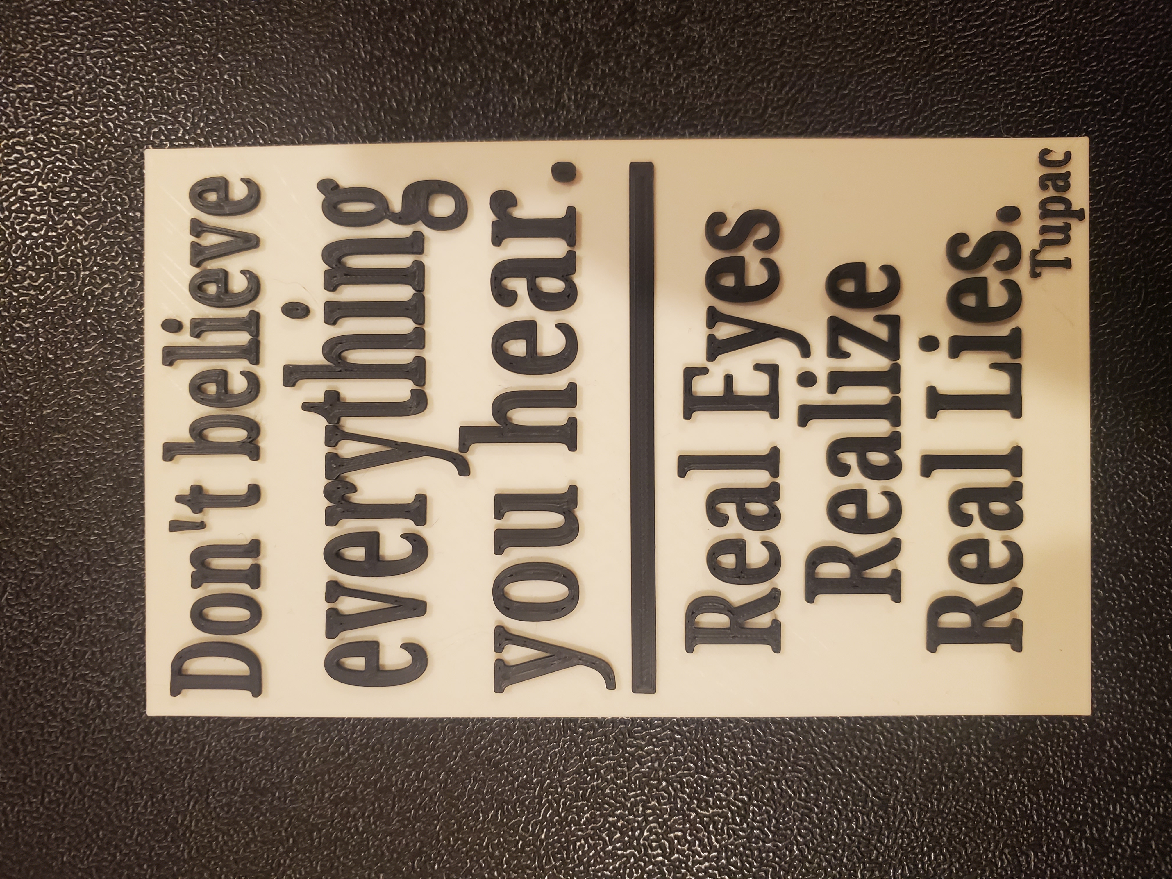 Miniatura 8 do modelo 3D 2Pac Sign Quote.