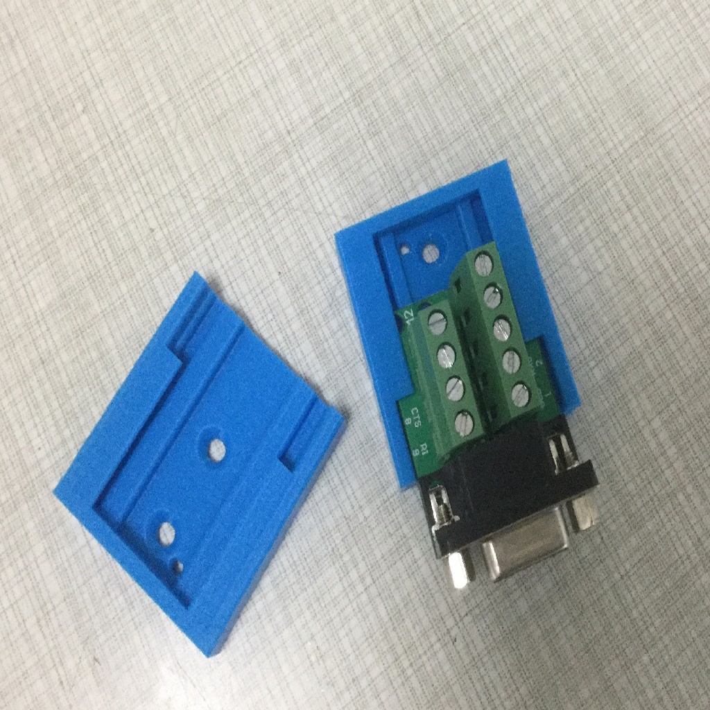 Terminal Block Mount (SubD) (customizable) by geit_de Download free