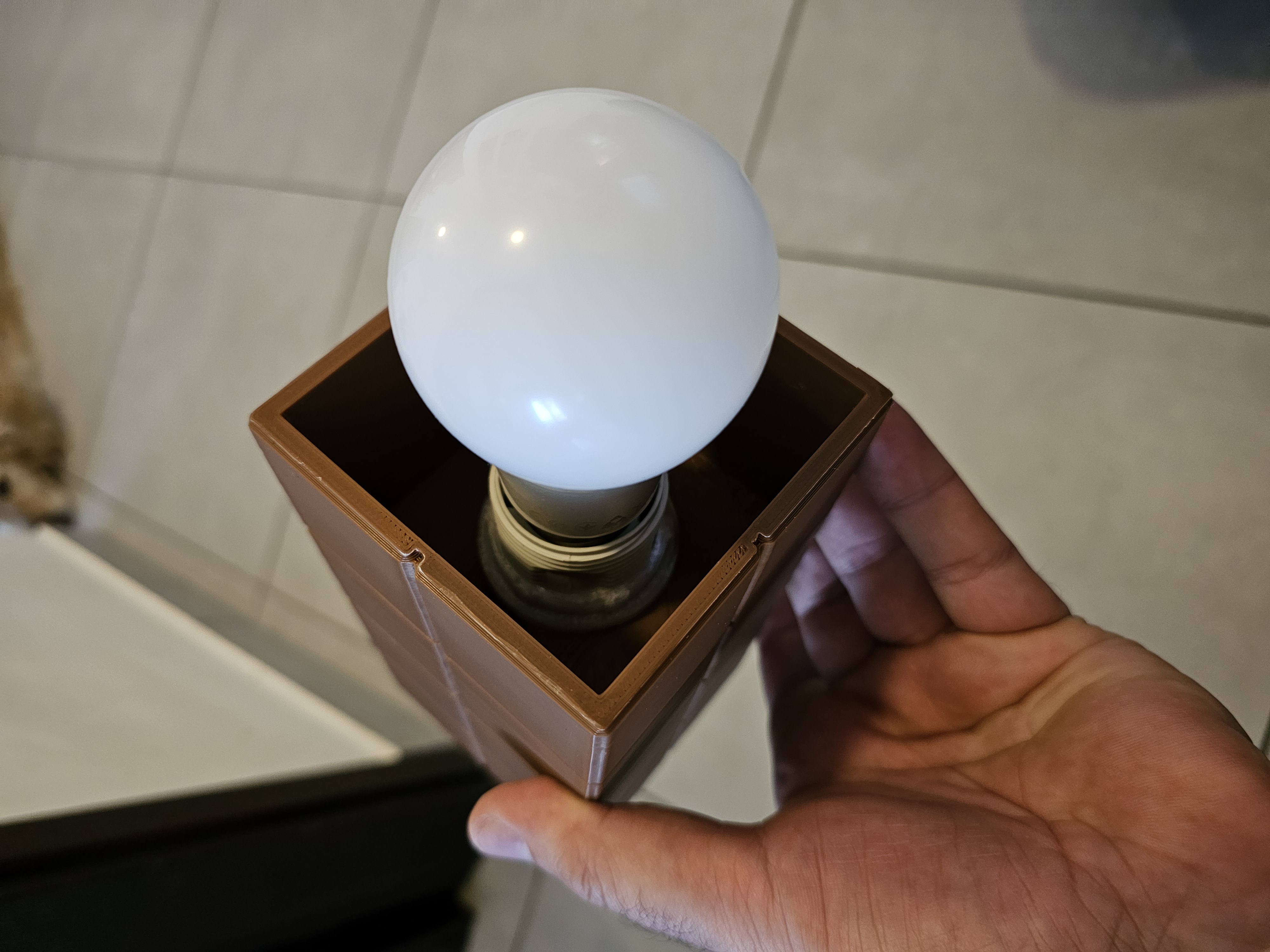 Miniatura 10 do modelo 3D E27 bulb Minecraft torch