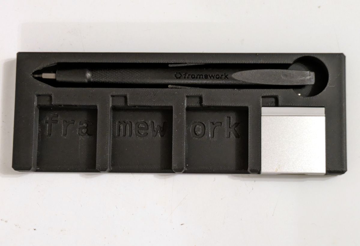 Case for Framework screwdriver and 4 cards