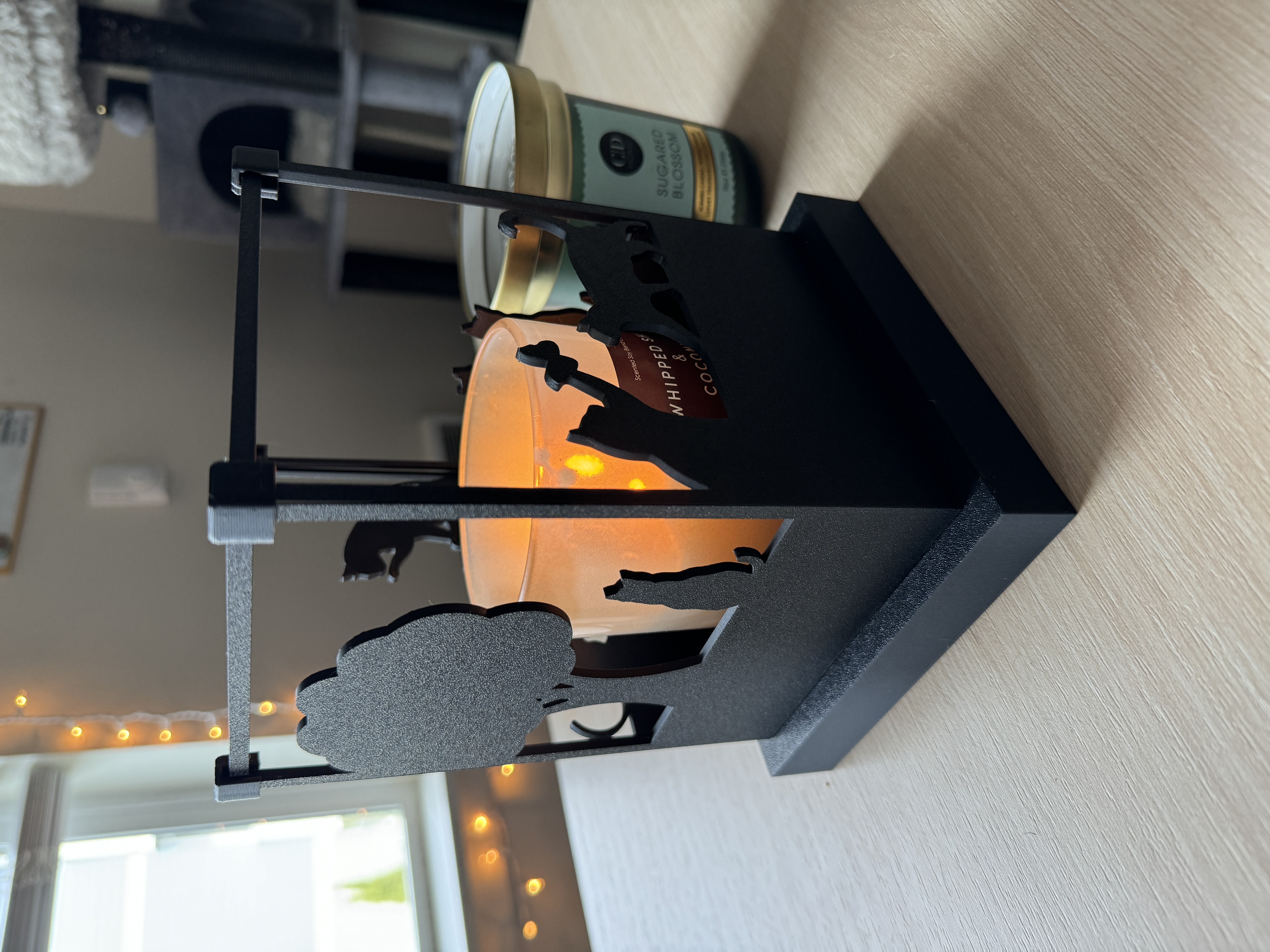Cat themed candle box