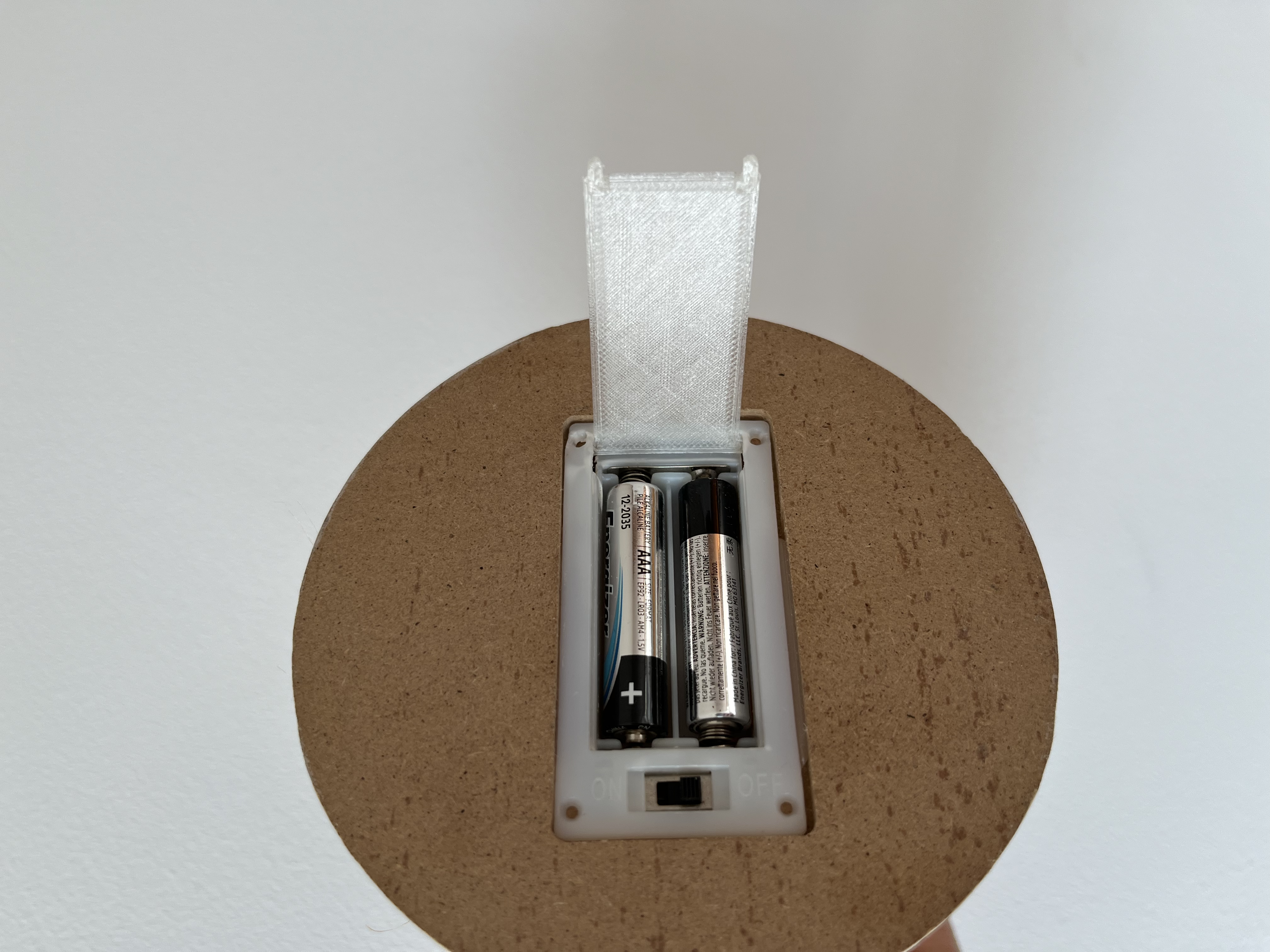 Christmas light battery replacement cover