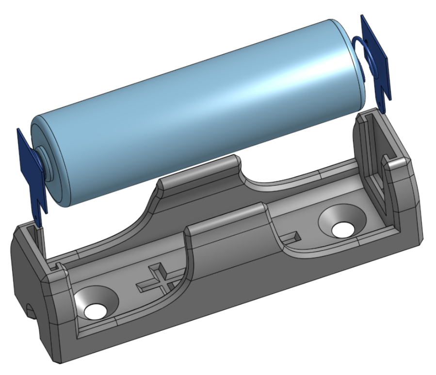 AA / 14500 Battery Holder