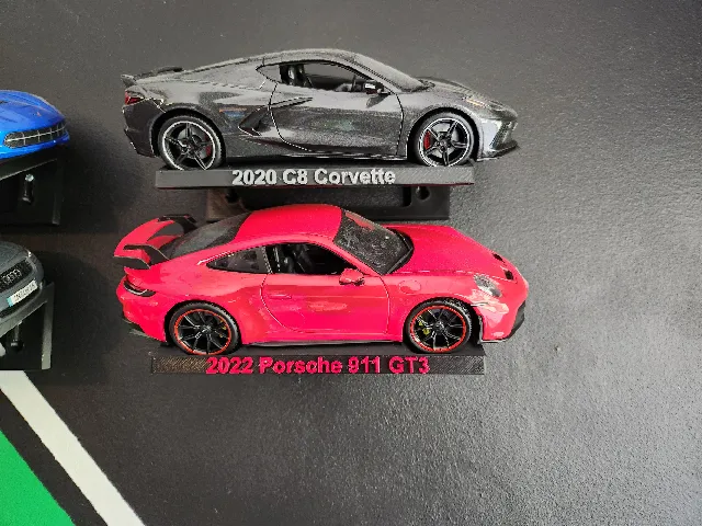 Model Car "Floating" Wall Platform