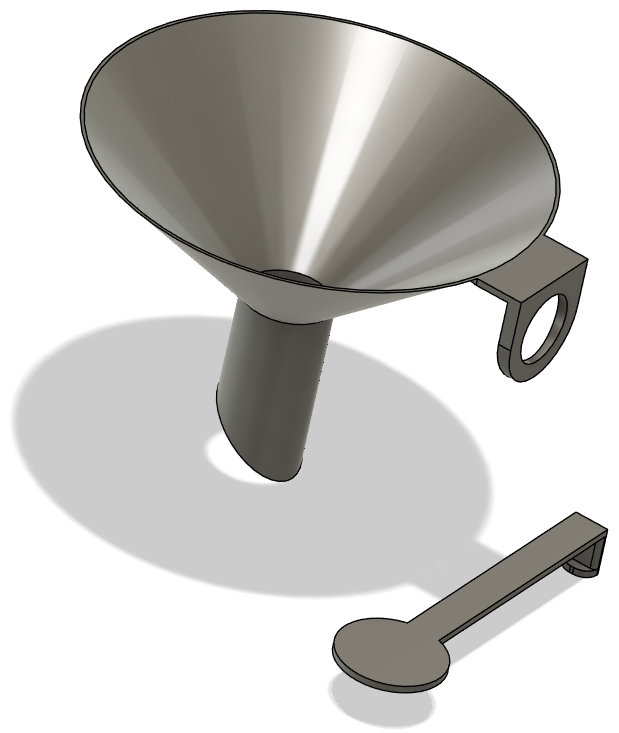 3D Funnel + Pusher Set – Precision, even with the thickest liquids!
