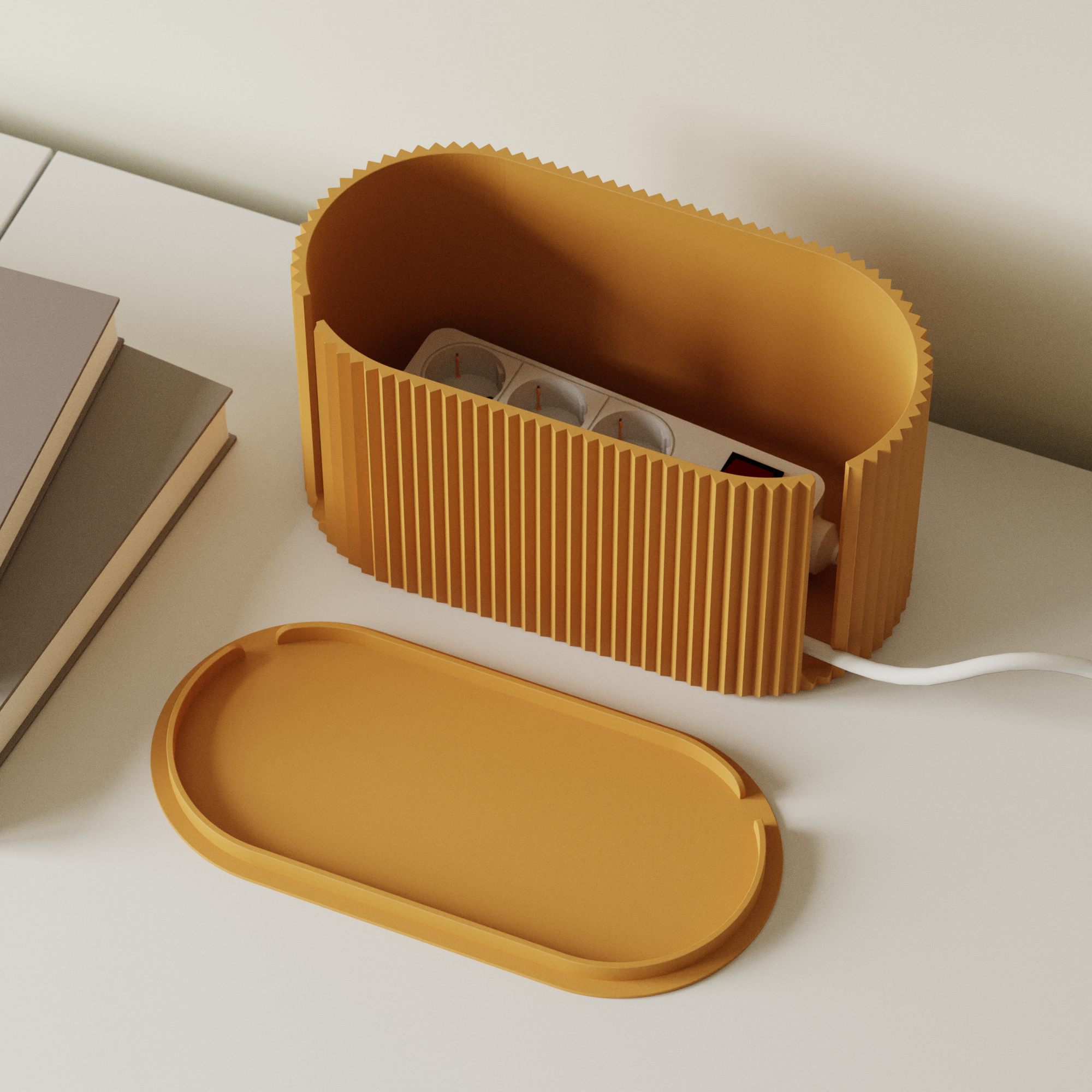 Cable Management Box - Zigzag pattern - Cable Storage Collection — miniatura 2