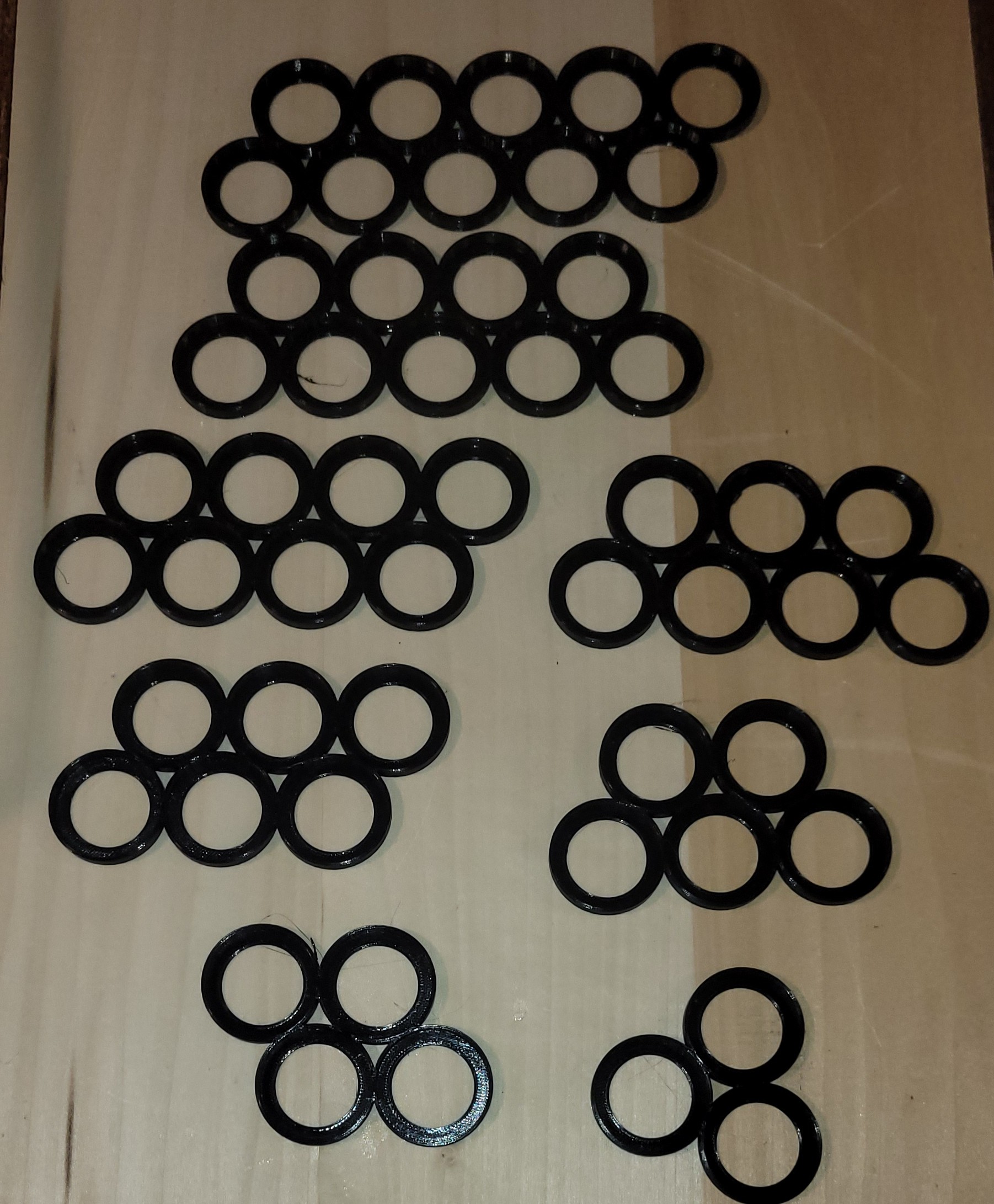 28 mm movement trays - round base - double row - close formation