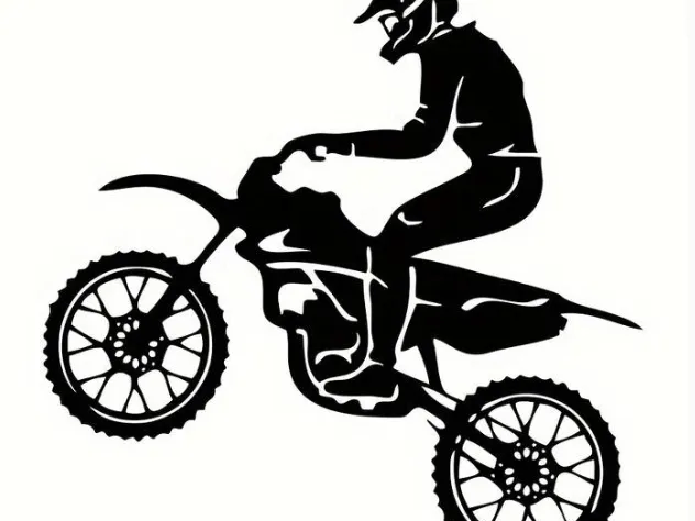 Motorcycle Explosion Model Wall art