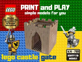 lego castle gate