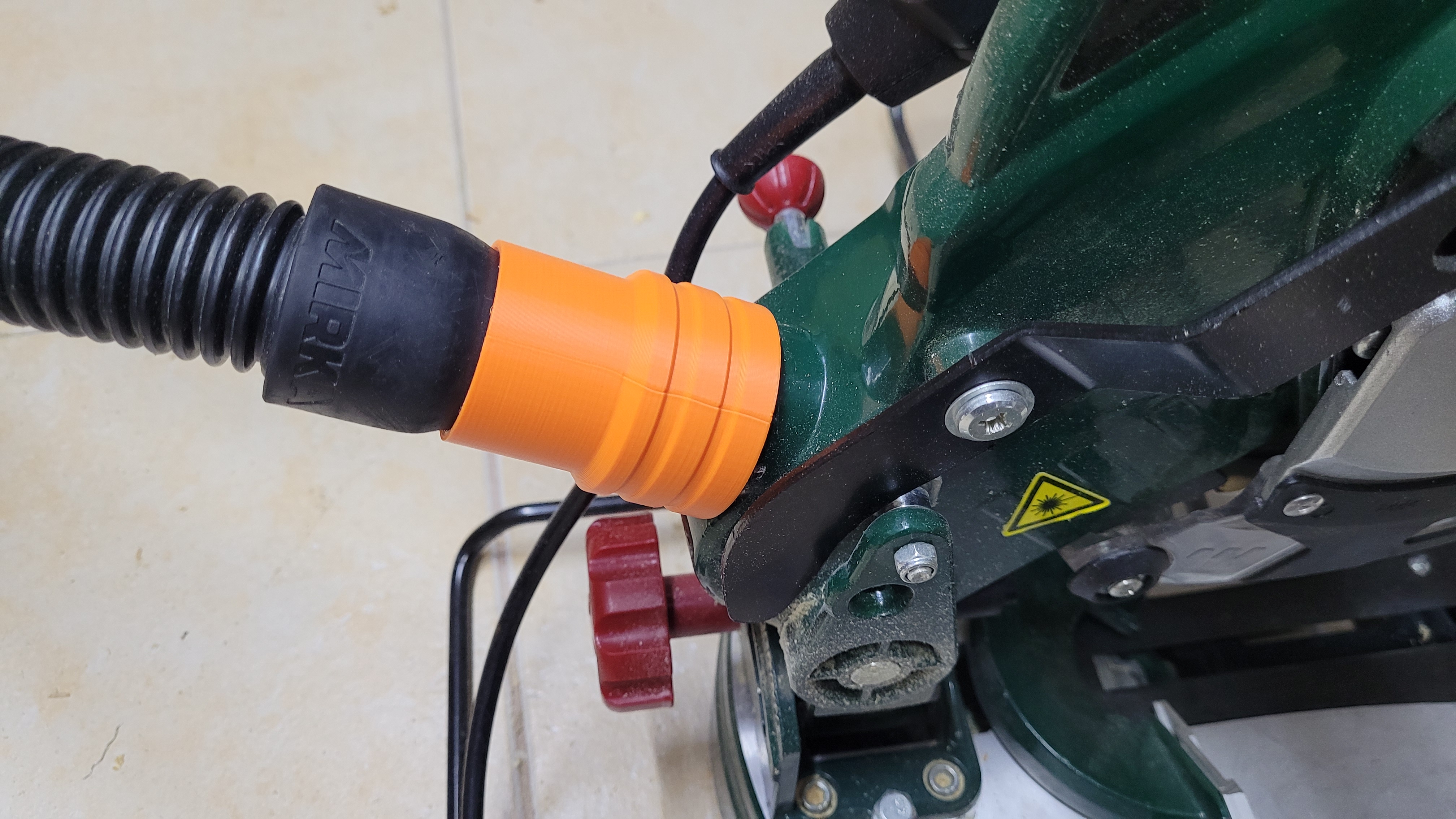 Parkside PKS 1500 to 35 mm hose adapter