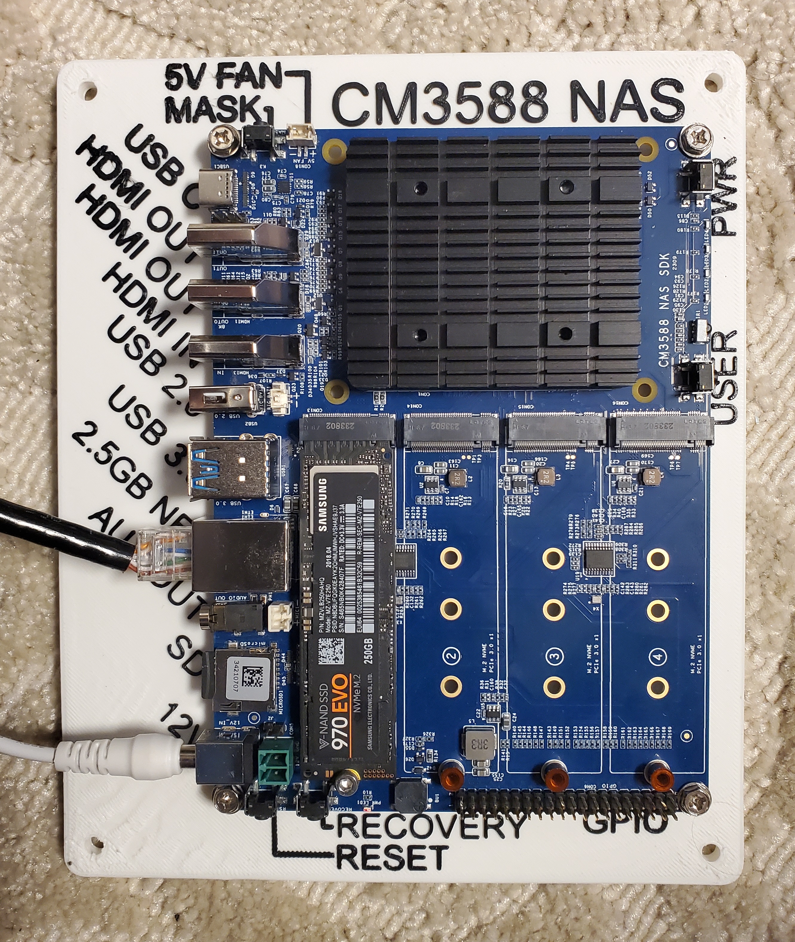 CM3588 NAS Test Bench