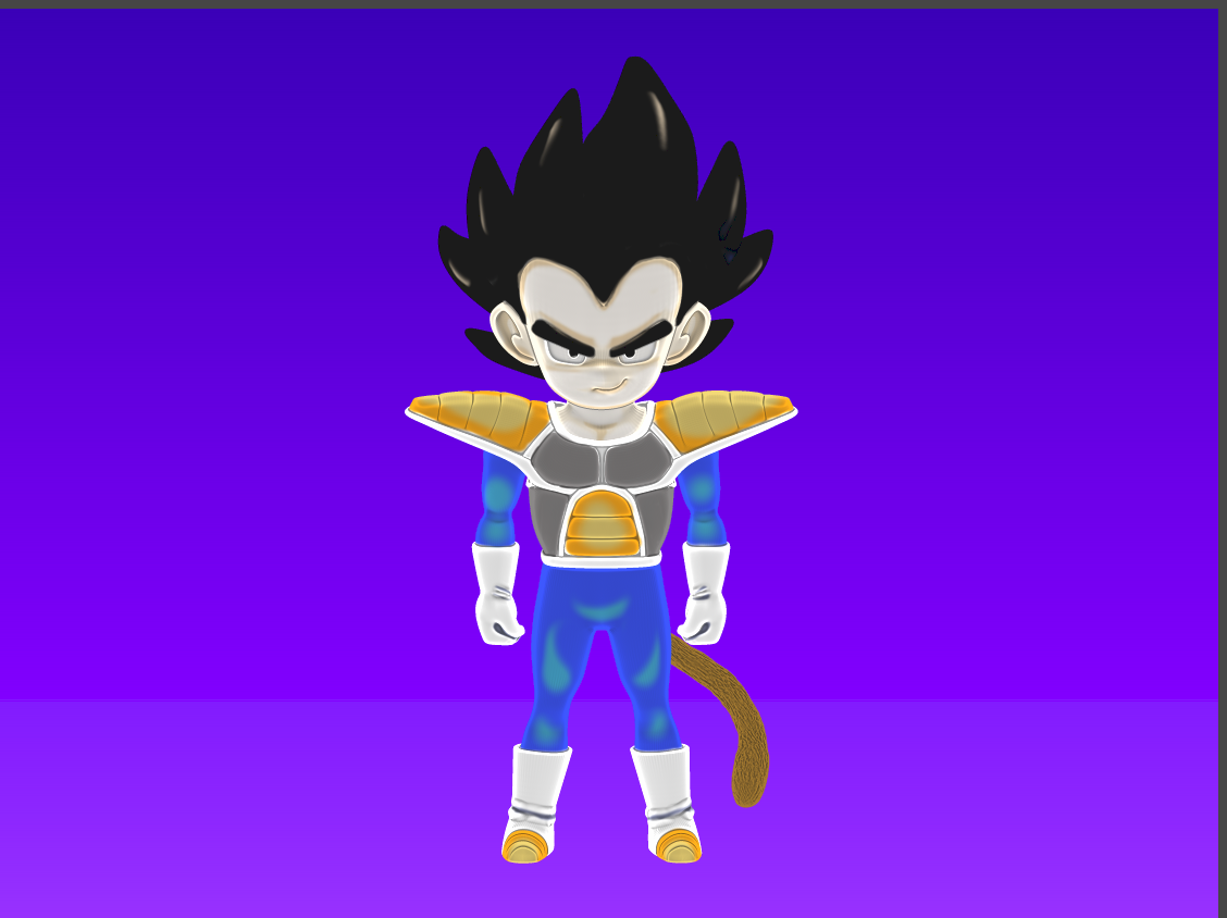 Vegeta kid - DBS by Cristian leon | Download free STL model ...