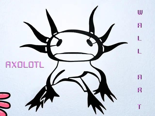 CUTE AXOLOTL WALL ART  variant 1