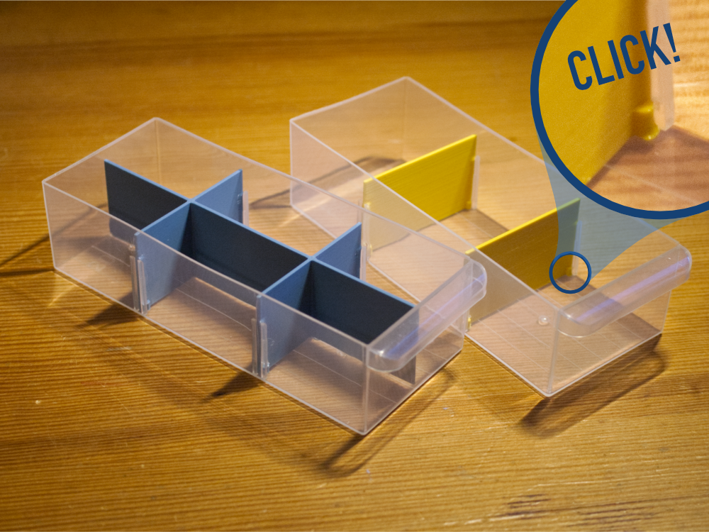 Dividers for Stanley/Craftsman small parts organizer drawers