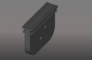 Caravan sliding door hinge